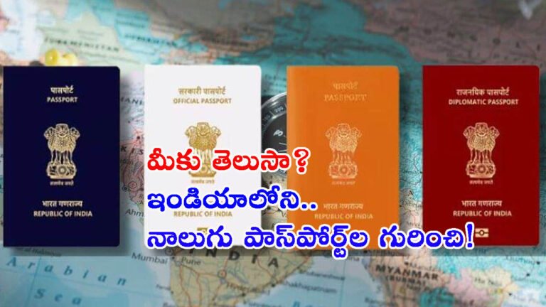 భారతదేశంలో పాస్‌పోర్ట్‌లు ఇన్ని రకాలున్నాయా?: తెలిస్తే మైండ్ బ్లోయింగ్ అంతే!