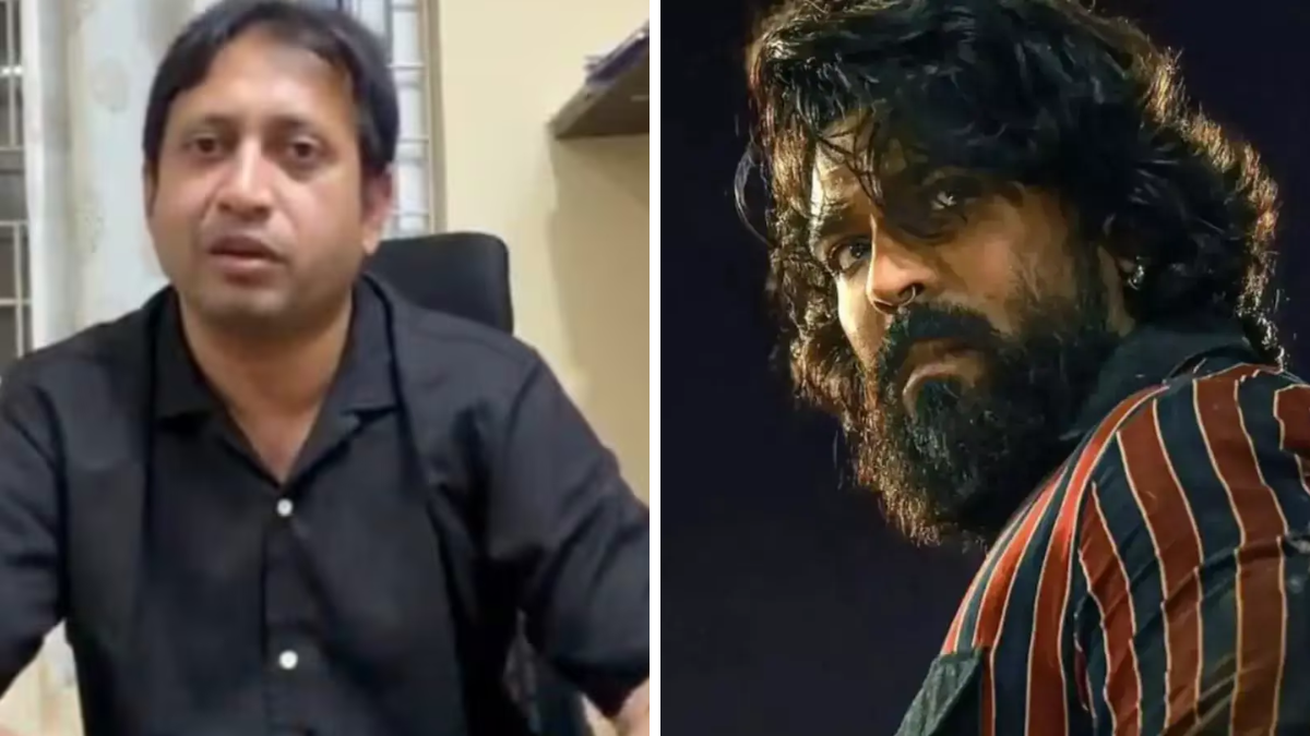 Producer SKN addressing the media to clarify his comments on Ram Charan's upcoming movie Peddi