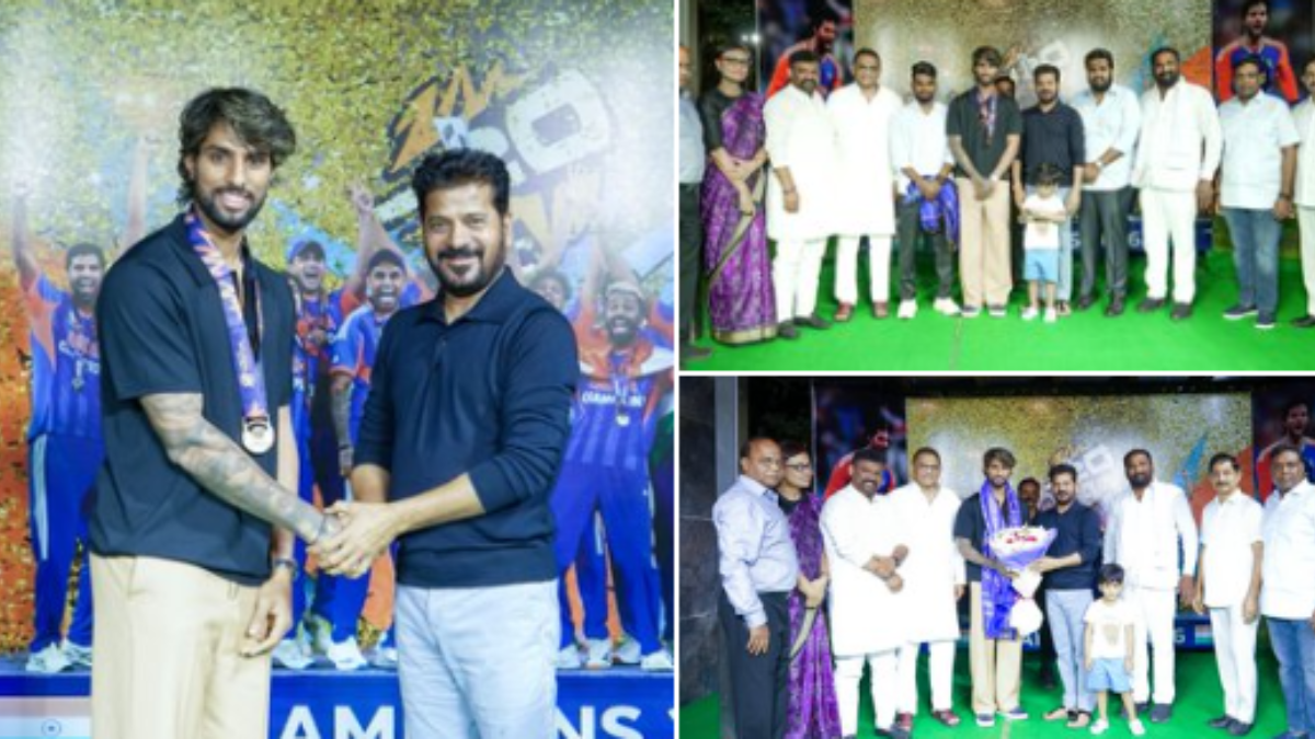 Tilak Varma Hyderabad Welcome