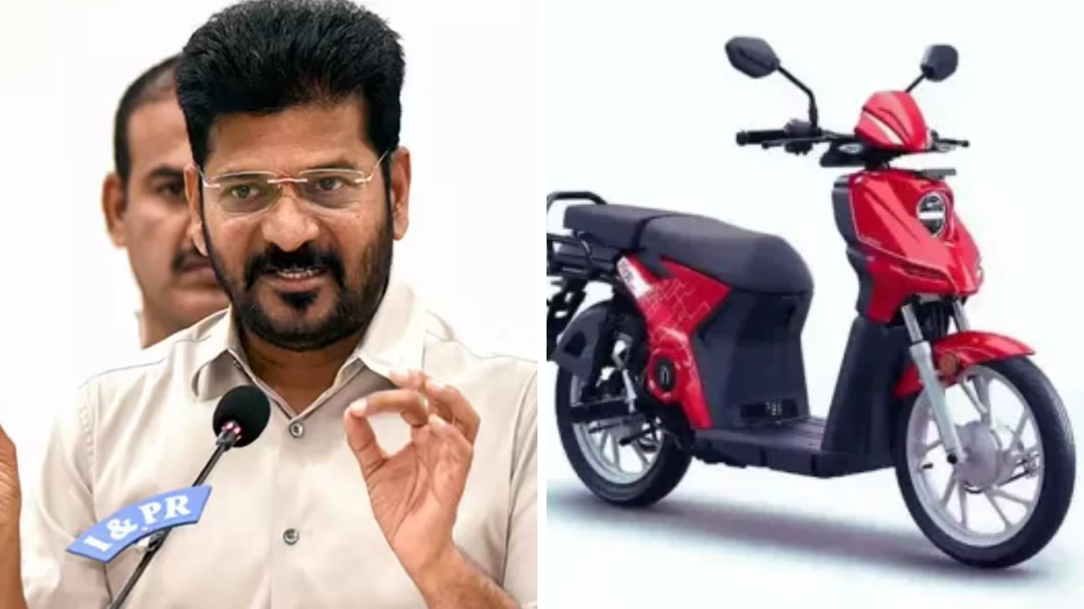 college-girl-students-ev-scooters-cm-revanth-reddy-hyderabad