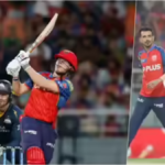 Cooper Connolly celebrating his half-century during PBKS vs GT IPL 2026match in Ahmedabad