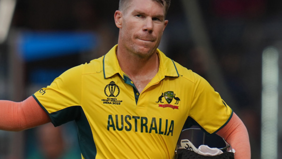 Australian cricketer David Warner captured during a media interaction, now facing legal charges for drink driving in Sydney