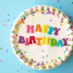 A birthday cake with food safety issues and hygiene concerns at a private party in Hyderabad.