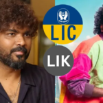 Director Vignesh Shivan and Actor Pradeep Ranganathan at Love Insurance Company movie promotional event.