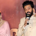 ‘రాజా శివాజీ’ సినిమా ట్రైలర్ విడుదల కార్యక్రమంలో భావోద్వేగంతో కన్నీళ్లు పెట్టుకున్న రితేష్ దేశ్‌ముఖ్ మరియు జెనీలియా.