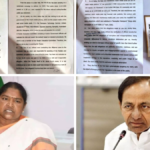 Telangana Minister Seethakka addressing a press conference regarding the legal notice sent to KCR.