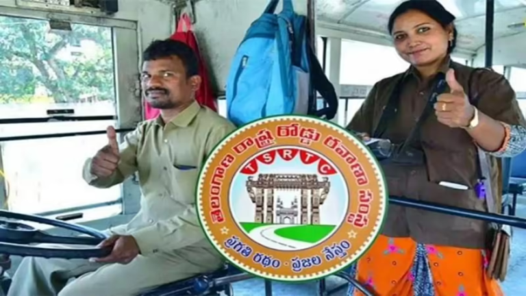 TGSRTC Managing Director announcing the new insurance scheme for road transport employees' families.