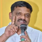 Teenmar Mallanna addressing a public gathering in Hyderabad about BC empowerment and 2028 elections.