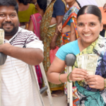 Telangana government distributing free scooties and advanced medical aids to disabled beneficiaries.