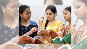 Students studying in a Telangana Model School classroom, representing the new ACE vocational/academic group.