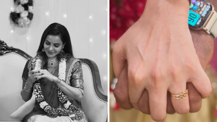 Ashu Reddy Engagement