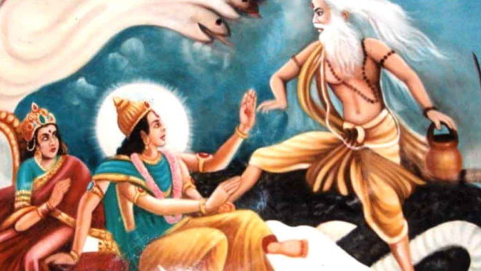 Bhrigu Maharishi Testing Trimurti