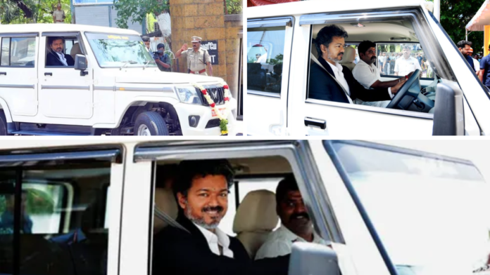 Tamil Nadu CM Vijay Mahindra Bolero