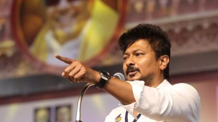 సనాతన ధర్మం వివాదంపై వివరణ ఇస్తున్న తమిళనాడు మంత్రి ఉదయనిధి స్టాలిన్.